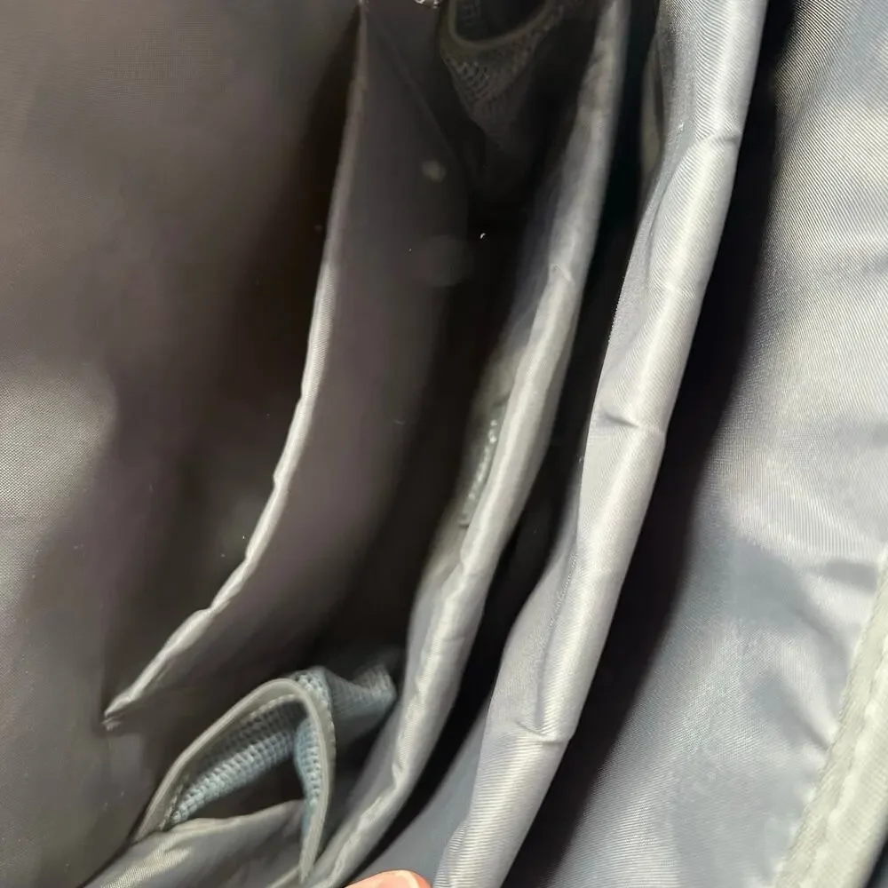 Lo & Sons Edgemont Navy/Black Camo Convertible Backpack computer work bag